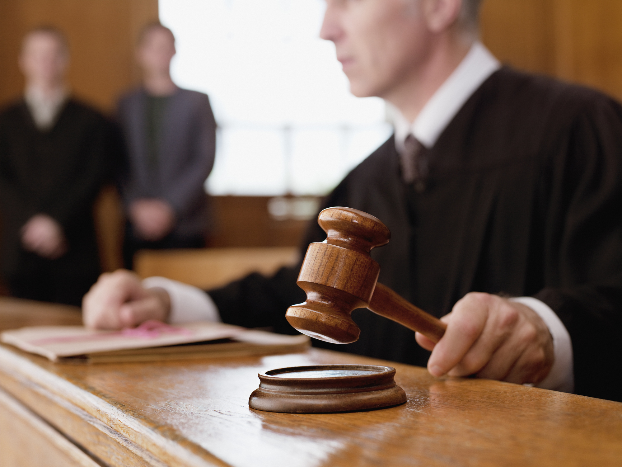 Judge making decision